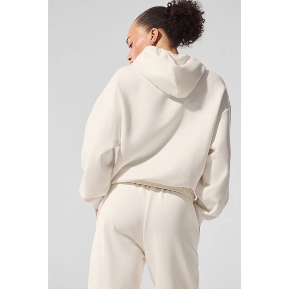 Alo Yoga Accolade Hoodie Ivory M - Picture 13 of 13
